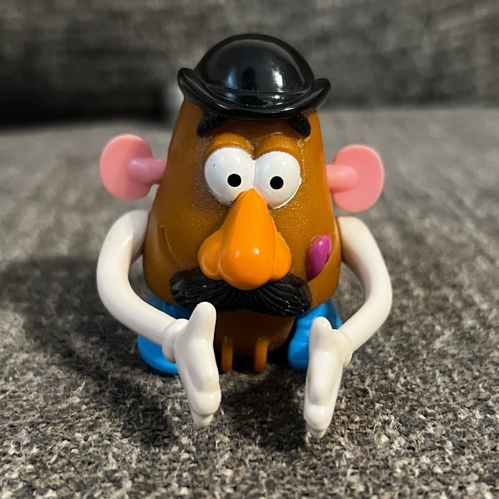 1998 Vintage Toy Story Mr Potato Head Burger King Head Wind Up Toy